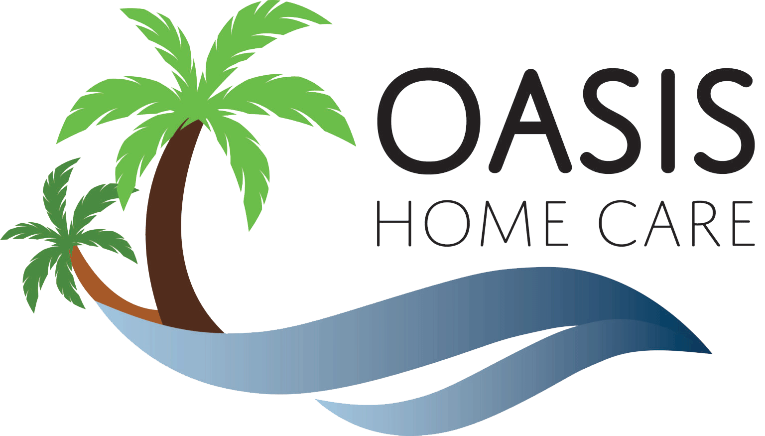 A logo of oasis home care